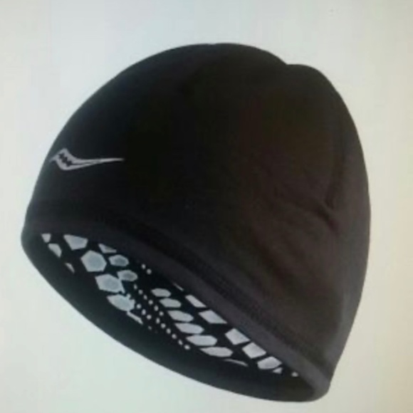 Saucony Black Running Cap - Picture 1 of 5